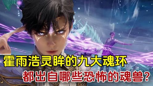 绝世唐门原著:霍雨浩灵眸的九大魂环,都出自哪些恐怖的魂兽?_高清1080P在线观看平台_腾讯视频
