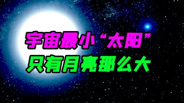 人类发现的最小恒星,比太阳小了6500万倍,质量却是太阳的1.35倍!