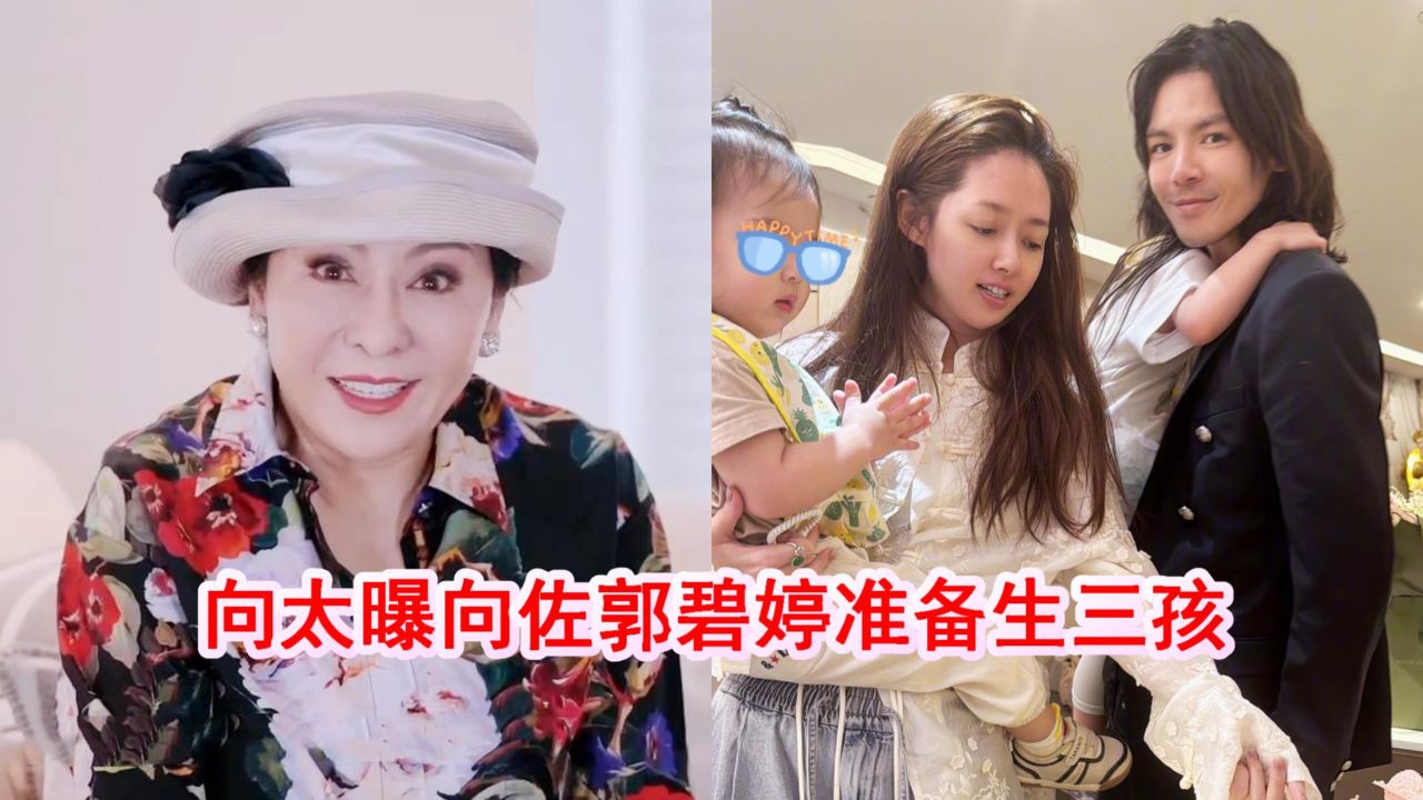 向太催向佐郭碧婷生三胎:最好再生个儿子!向佐回应:放心吧妈