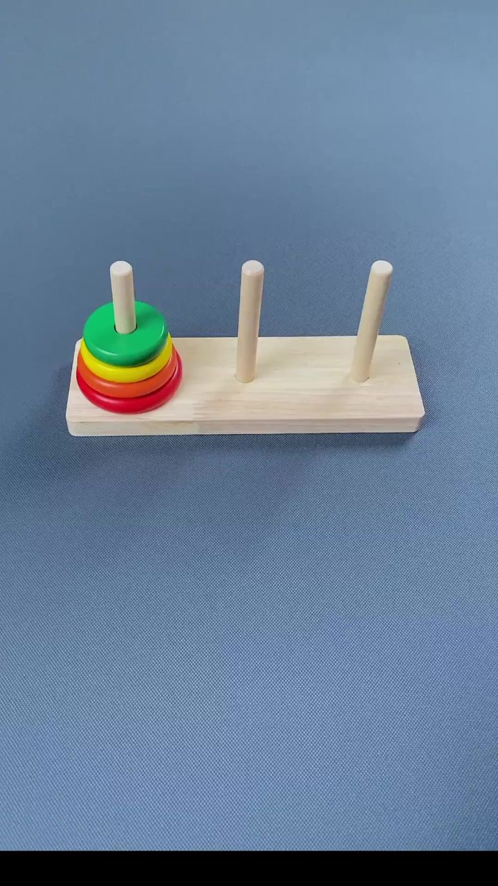 汉诺塔游戏中蕴含着很多数学思想,你看出哪些呢?