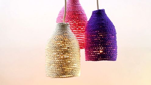 用空瓶子做手工灯笼怎么做?