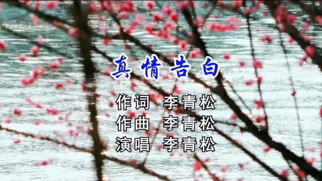 真情告白 作词 李青松 作曲 李青松 演唱 李青松 混音 龙 涛