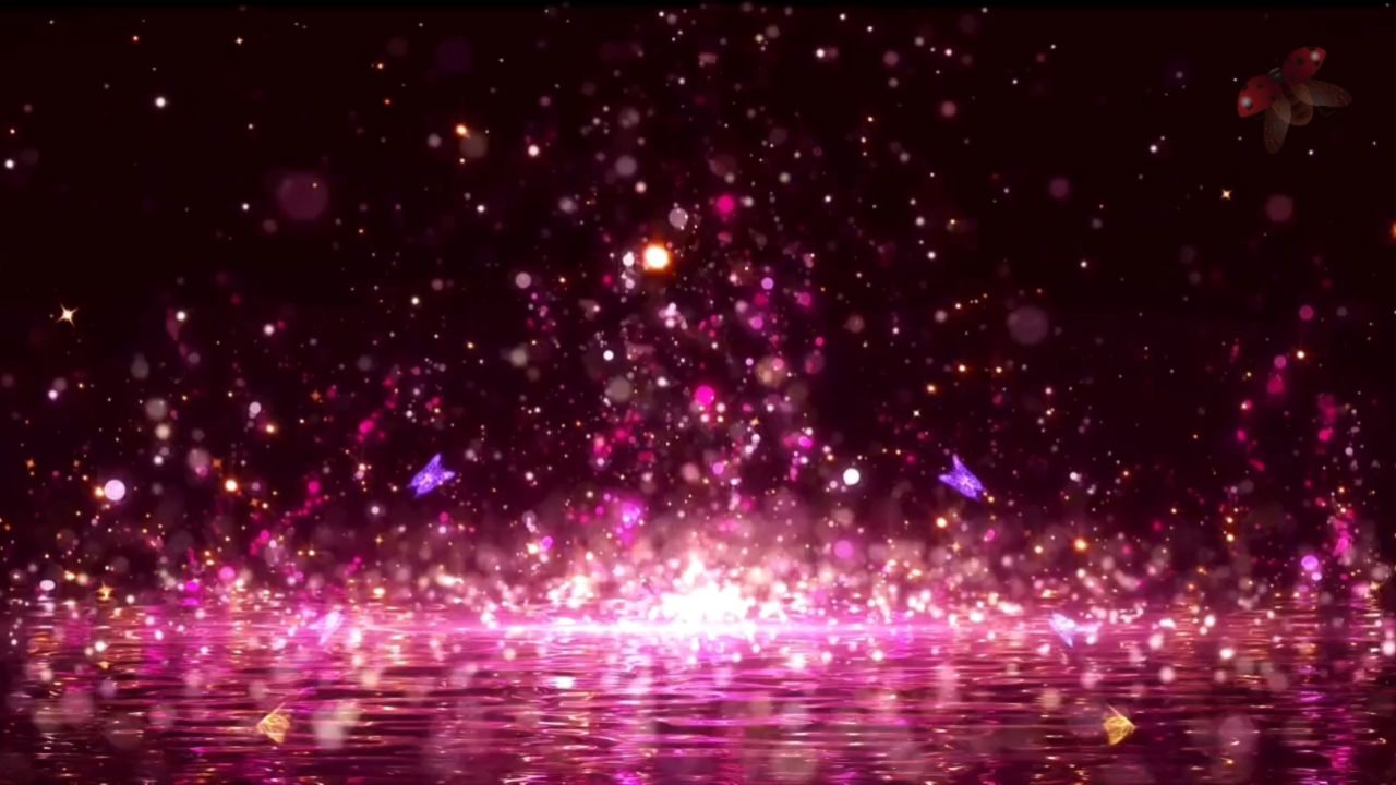 歌曲浪漫爱心爱情唯美红色舞台演出节目大屏幕高清led背景视频素 