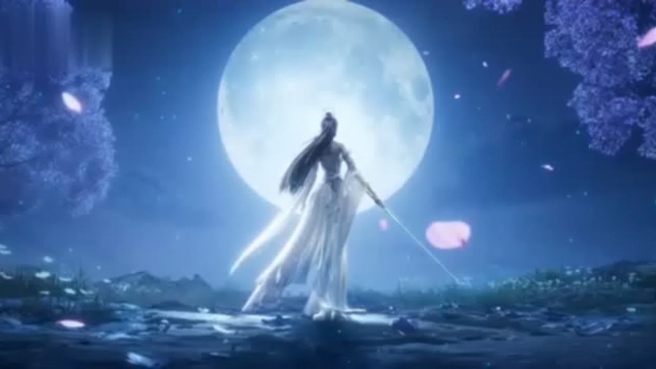 陆雪琪月下舞剑表明心意#诛仙_高清1080P在线观看平台_腾讯视频