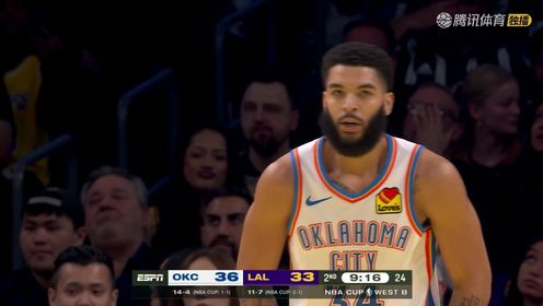《洛杉矶湖人》NBA杯小组赛：雷霆vs湖人中文解说全场回放