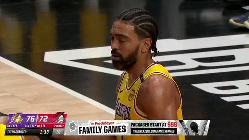 《NBA全场集锦》【回放】湖人vs开拓者第3节中文解说回放