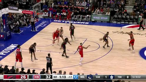 《NBA全场集锦》【回放】猛龙vs活塞第1节英文原声回放
