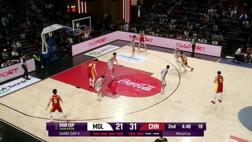 《中国男篮》完全无法阻挡！张宁接球顺步突破直杀篮下上篮命中