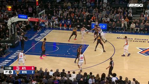 《NBA全场集锦》纵享丝滑！布伦森面对里萨谢翻身跳投稳稳命中