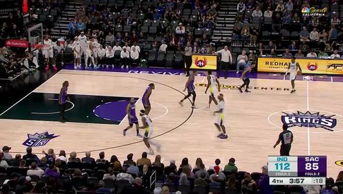 《NBA全场集锦》【回放】NBA常规赛：步行者vs国王英文原声全场回放