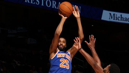 《NBA全场集锦》今天的篮筐被盖了盖儿 布里奇斯手感迷失三分十中0