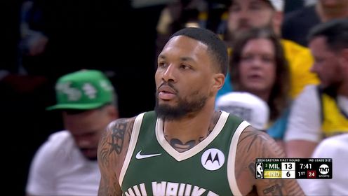 《NBA全场集锦》当家球星之间的激情对决！哈利伯顿与利拉德对飚三分互不相让