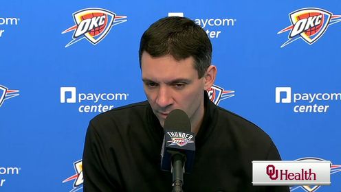 《俄克拉荷马雷霆》NBA常规赛：马刺vs雷霆英文原声全场回放