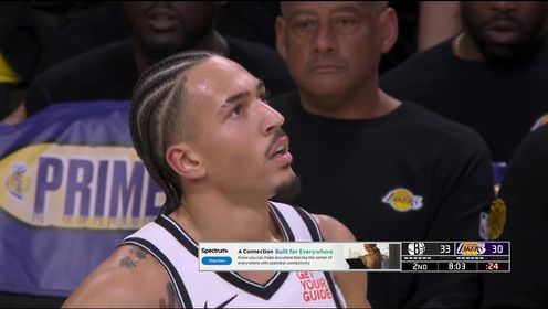 《洛杉矶湖人》【回放】NBA常规赛：篮网vs湖人第2节英文原声回放