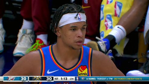 《丹佛掘金》【回放】NBA季前赛：雷霆vs掘金英文原声全场回放