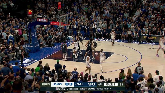 回顾雷霆vs独行侠交手记录 独行侠能否乘胜追击拿下赛点
