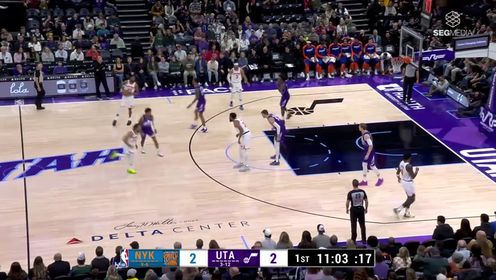 《NBA全场集锦》【回放】尼克斯vs爵士第1节中文解说回放