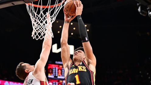 《NBA全场集锦》【球星】杰伦-约翰逊vs热火集锦 火力全开砍下28分13篮板上演炸裂隔扣