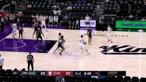 《NBA全场集锦》终于等到你！杜润旺弧顶接球速射 命中个人夏联首记三分