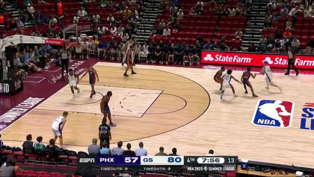 NBA夏季联赛：太阳vs勇士中文解说全场回放
