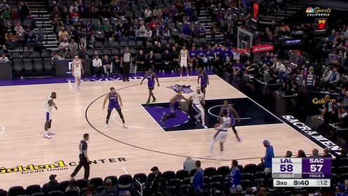 《NBA全场集锦》【回放】NBA常规赛：湖人vs国王第3节中文解说回放