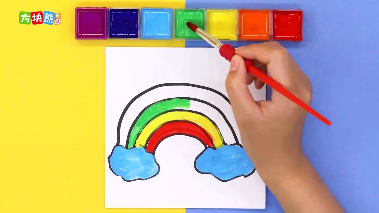 方块熊简笔画 彩虹_07_高光片段