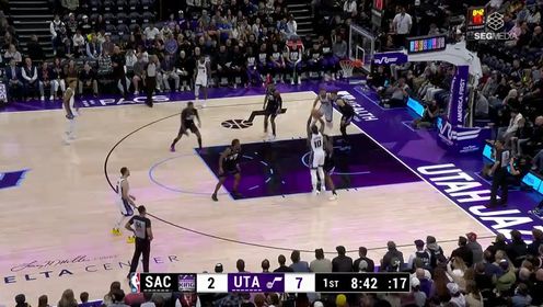 《NBA全场集锦》【回放】国王vs爵士第1节英文原声回放