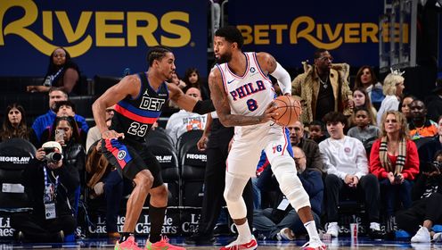 《NBA全场集锦》【原声】76人111-96活塞 马克西28分带队客场轻取活塞