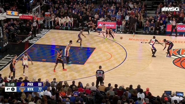 格雷森-阿伦接球其他人也不闲着 瑞恩-邓恩空切接球单臂劈扣