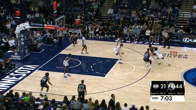 奥拉迪波vs森林狼集锦 14中5得到14分难阻失利