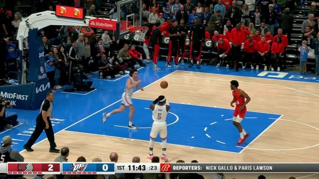 亨德森vs雷霆集锦 13分6板状态低迷苦吞败果