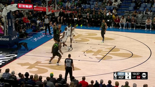欢迎回到NBA！莫兰特积极拼抢二次打进 拿下回归第一记运动战进球