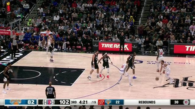 布伦森vs快船集锦 背靠背神奇不再 全场22+7+6