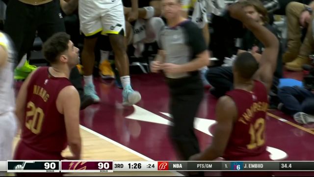 爵士116-124骑士 勒维尔23+7马尔卡宁空砍两双骑士力克爵士