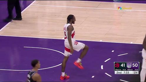 《NBA全场集锦》【回放】NBA常规赛：猛龙vs国王第2节英文原声回放