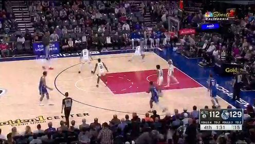 《NBA全场集锦》【回放】NBA常规赛：篮网vs国王第4节中文解说回放
