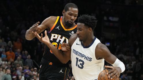 《NBA全场集锦》【原声】灰熊109-116太阳 3J空砍37+9布克KD合砍61分击溃灰熊结束连败