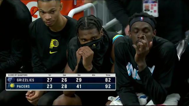 NBA常规赛：灰熊vs步行者第4节中文解说回放