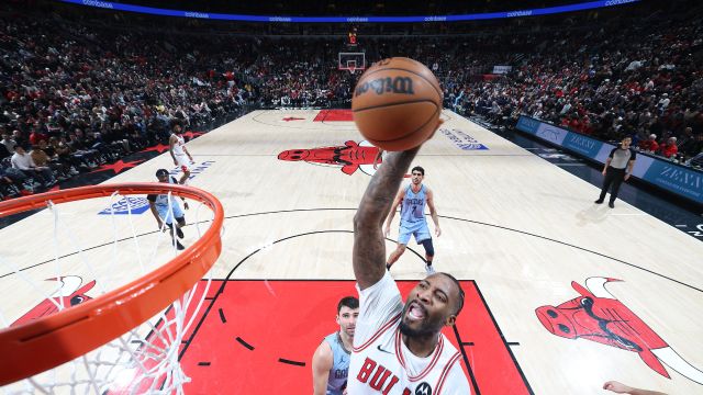 灰熊96-125公牛 公牛全民皆兵7人得分上双击败灰熊