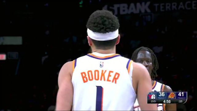 NBA常规赛：76人vs太阳第2节中文解说回放