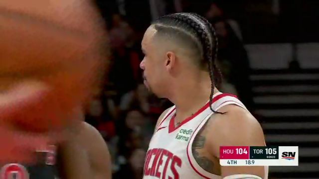 NBA常规赛：火箭vs猛龙第4节中文解说回放