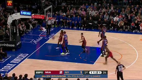 《NBA全场集锦》【回放】热火vs尼克斯第1节英文原声回放