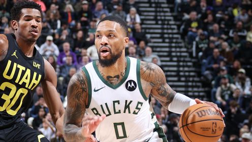 《NBA全场集锦》【球星】利拉德vs爵士集锦 全场手感冰冷18投5中三分8中1仅拿12分6助攻