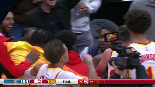 《NBA全场集锦》【原声】魔术104-106老鹰 穆雷大心脏压哨绝杀助队双杀魔术
