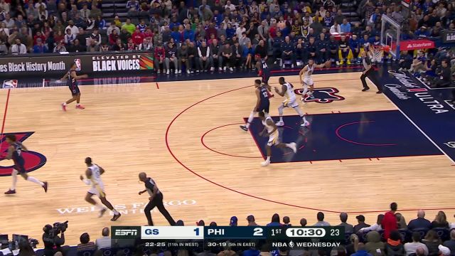 开场展露进攻欲望 维金斯背打转身强硬单挑哈里斯