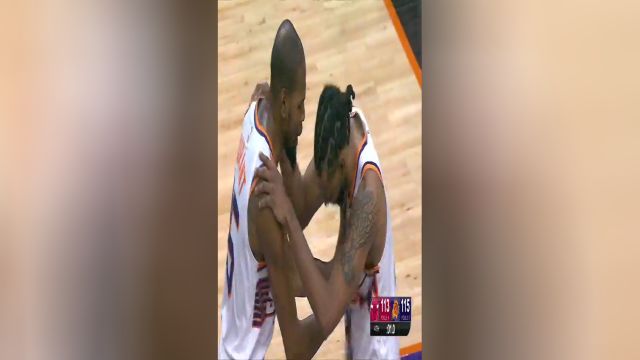 NBA常规赛：公牛vs太阳第4节英文原声回放