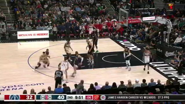 奇才vs快船第2节英文原声回放