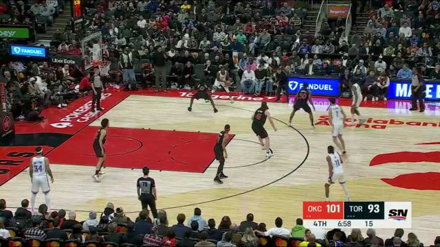 NBA常规赛：雷霆vs猛龙第4节中文解说回放