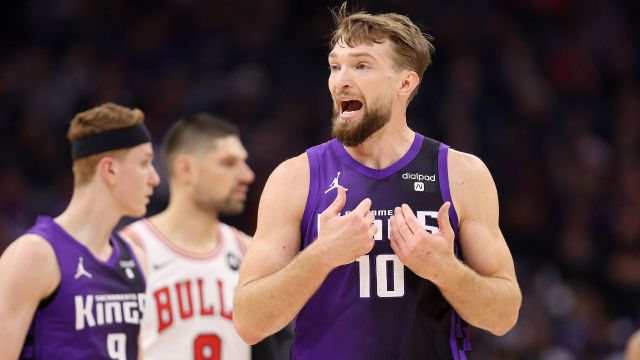 萨博尼斯vs公牛集锦 全场18分21篮板难阻球队失利