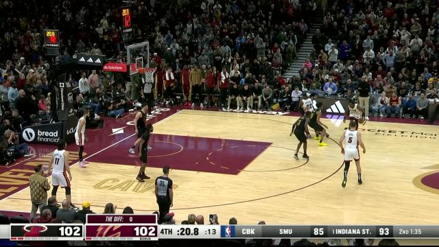 热火107-104骑士 巴特勒30+5热火客场险胜骑士